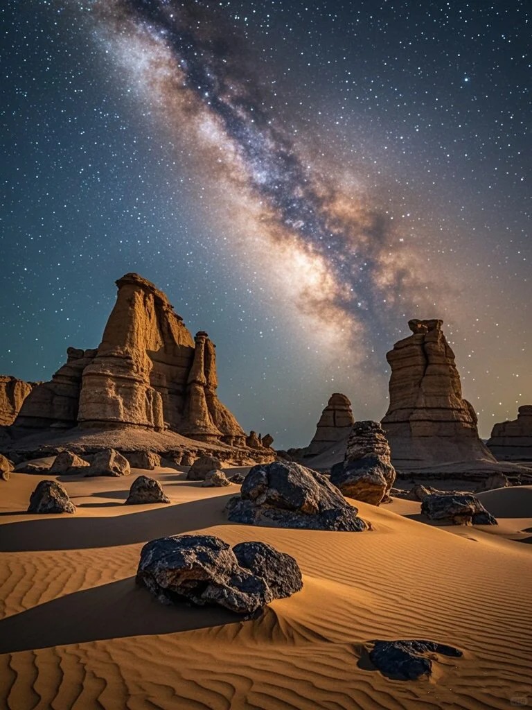 年均晴天300天，100%看到星空银河的地方_1_行走20岁.星空旅行_荒野-西北-国庆特辑-来自52tours 我爱旅游网